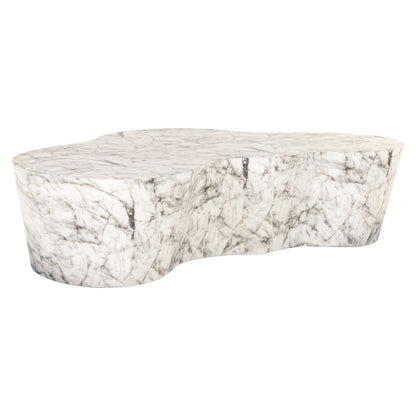 Richmond Interiors Gartencouchtisch Rockyard white marble look Gartencouchtisch Richmond Interiors