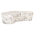 Richmond Interiors Gartencouchtisch Rockyard white marble look Gartencouchtisch Richmond Interiors