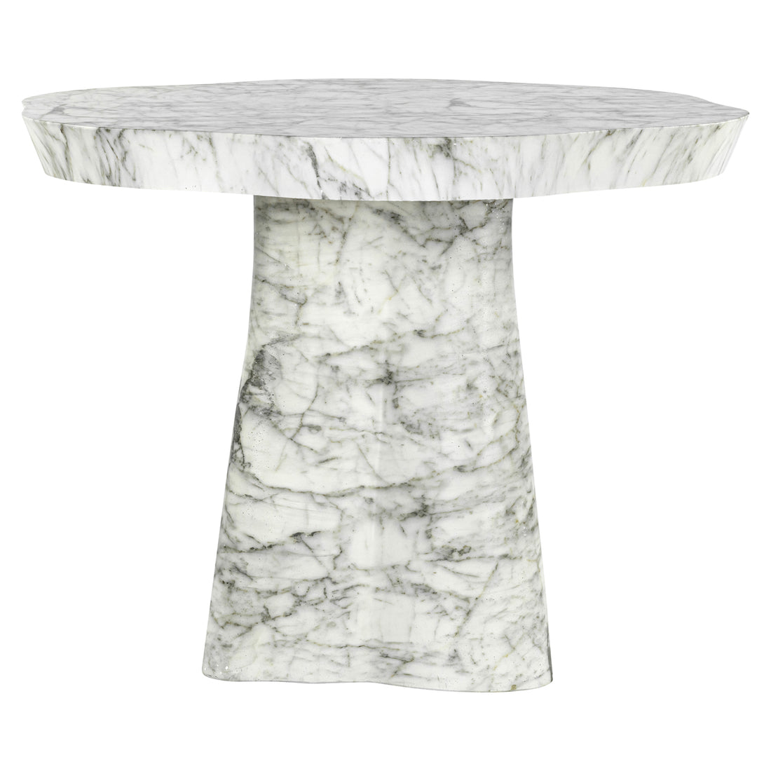 Richmond Interiors Outdoor Esstisch Rockyard white marble look 100Ø Outdoor Esstisch Richmond Interiors