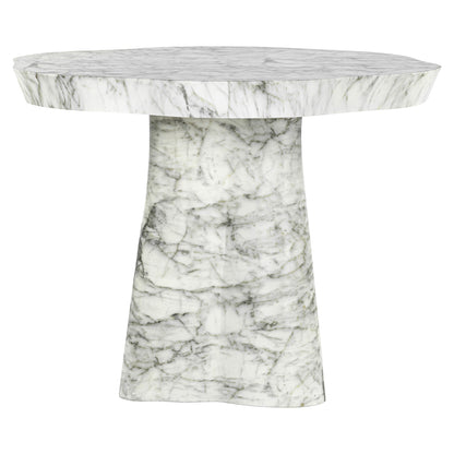 Richmond Interiors Outdoor Esstisch Rockyard white marble look 100Ø Outdoor Esstisch Richmond Interiors