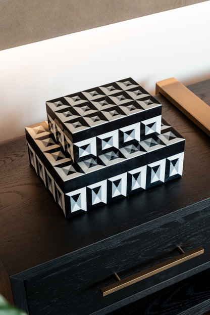 Richmond Interiors Aufbewahrungsbox Vivy black small Aufbewahrungsbox Richmond Interiors