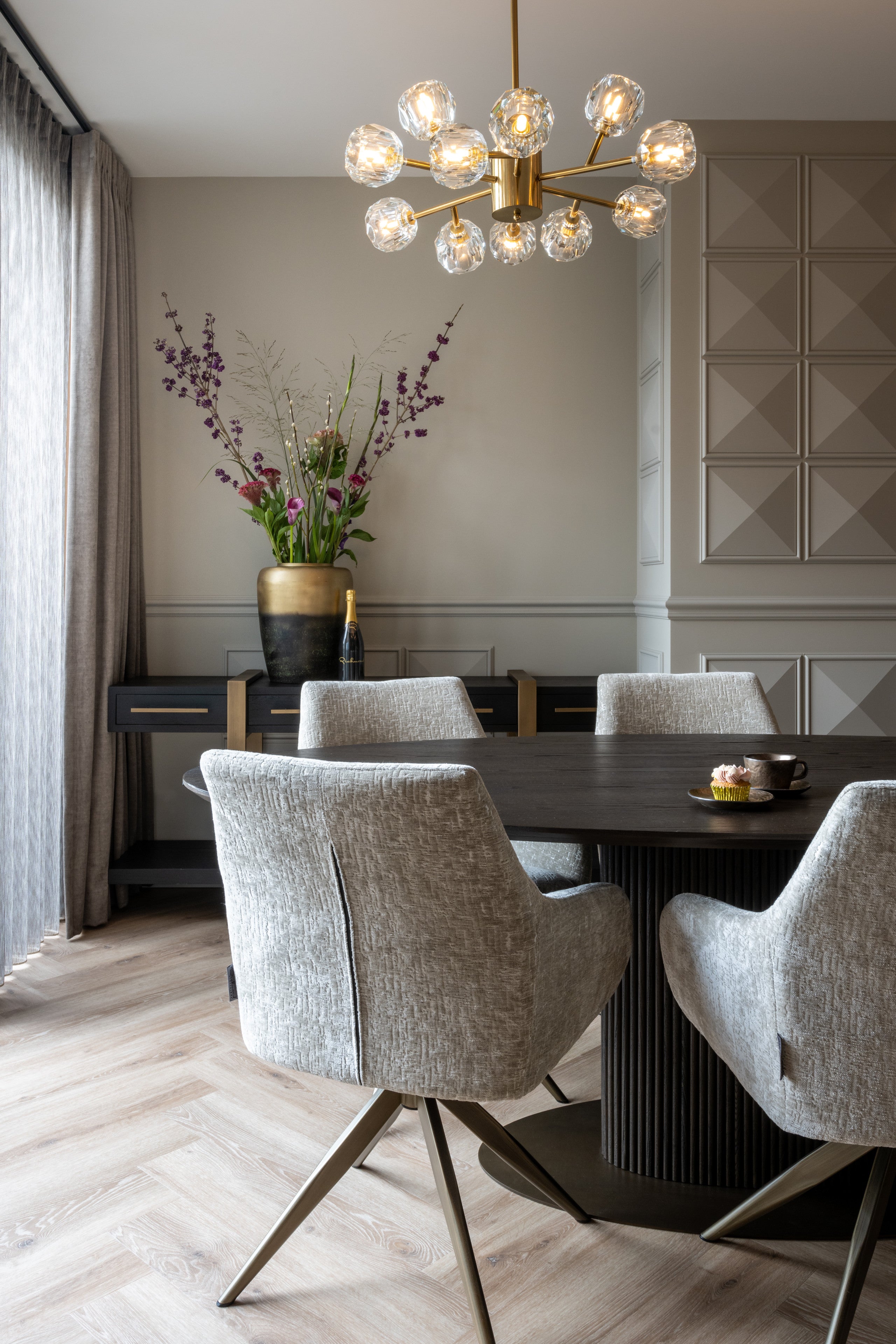 Richmond Interiors Esstisch Luxor brown oval 235 Esstisch Richmond Interiors