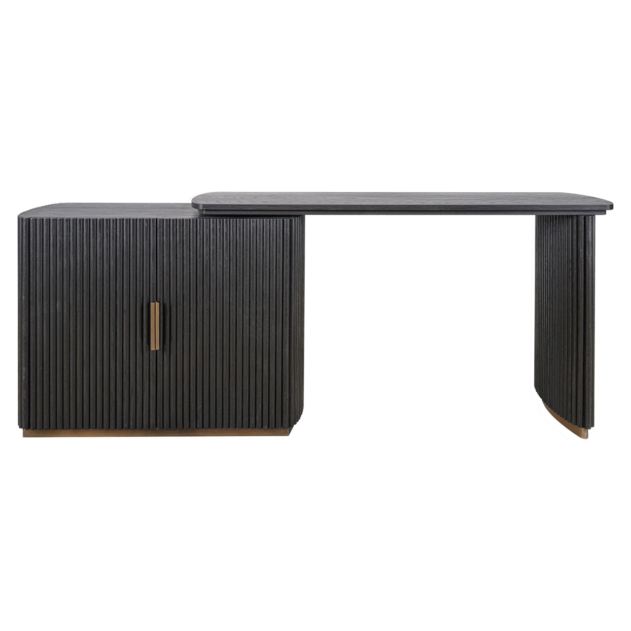 Richmond Interiors Schreibtisch Cambon dark coffee Schreibtisch Richmond Interiors