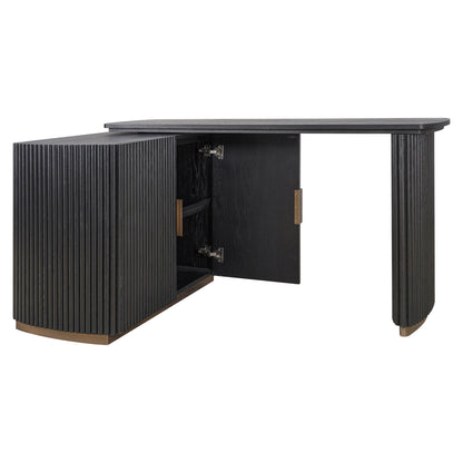 Richmond Interiors Schreibtisch Cambon dark coffee Schreibtisch Richmond Interiors