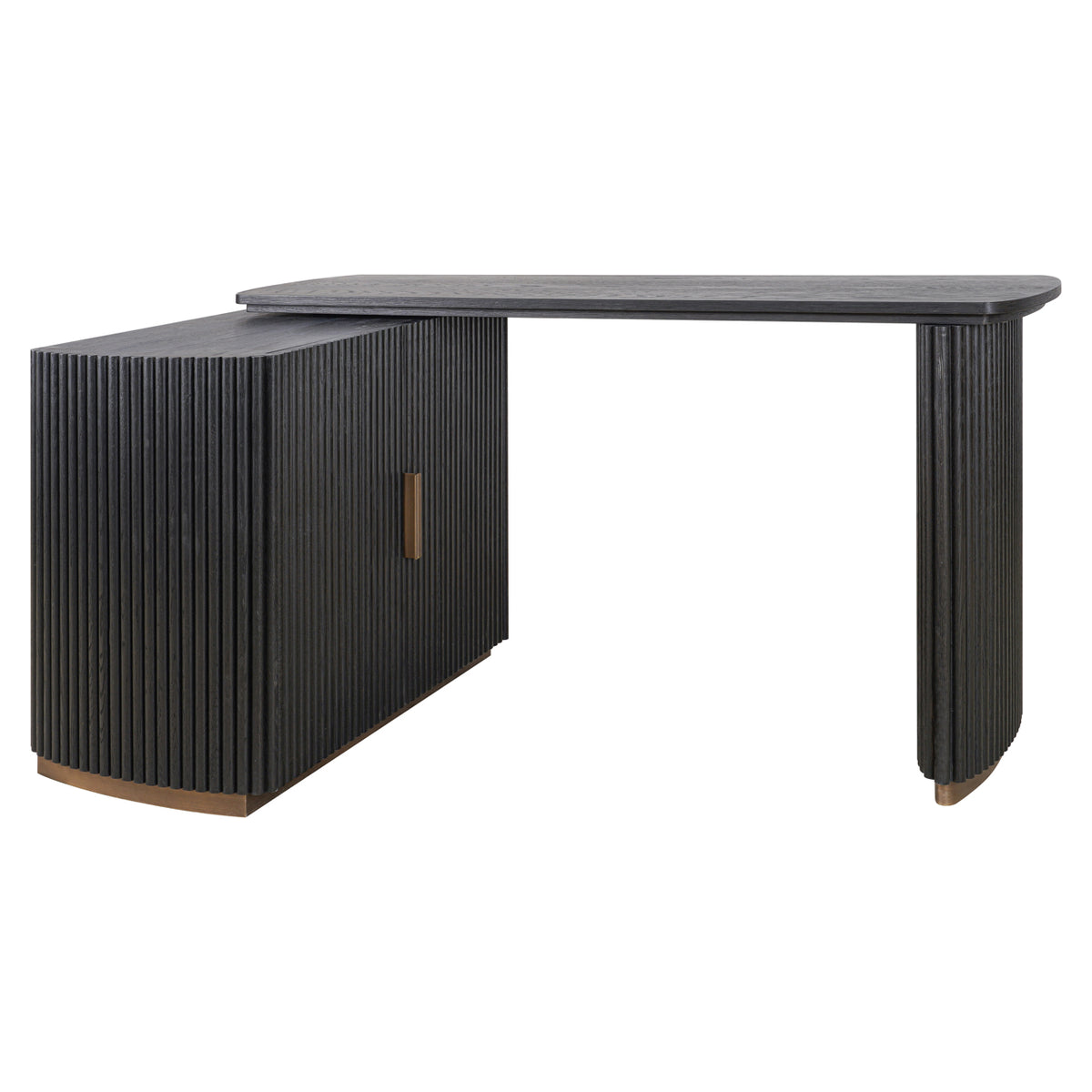 Richmond Interiors Schreibtisch Cambon dark coffee Richmond Interiors