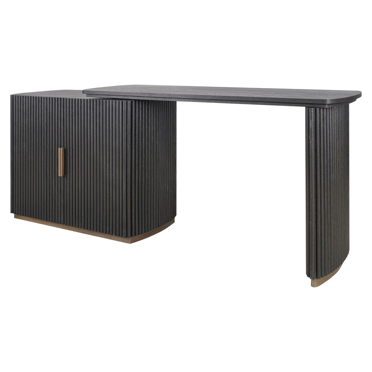 Richmond Interiors Schreibtisch Cambon dark coffee Schreibtisch Richmond Interiors