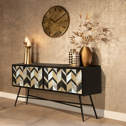 Richmond Interiors - Anrichte Rostelli 4-Türen Sideboard Richmond Interiors