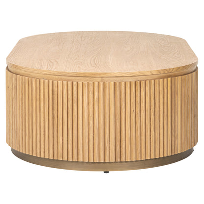 Richmond Interiors Couchtisch Belfort natural oak Couchtisch Richmond Interiors