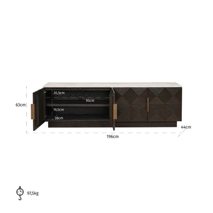 Richmond Interiors TV-Schrank Claremont brown TV-Schrank Richmond Interiors