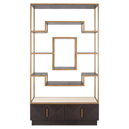 Richmond Interiors Vitrine Claremont brown Richmond Interiors