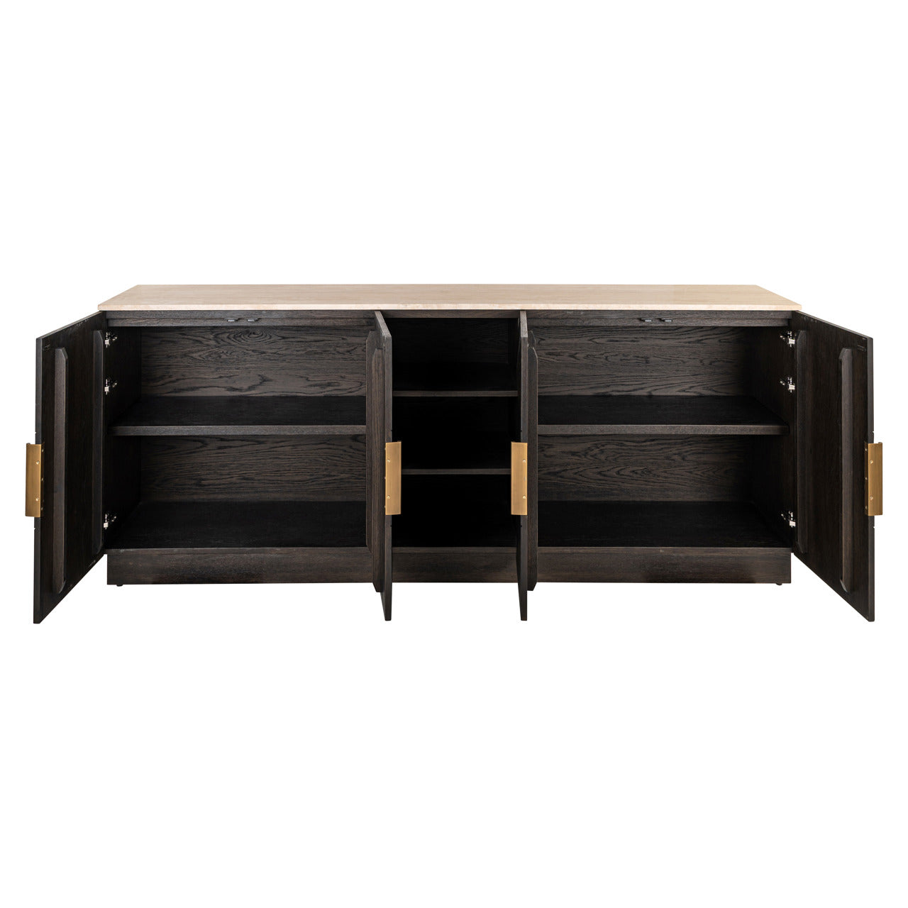 Richmond Interiors Sideboard Claremont brown 4-doors 2-shelves Sideboard Richmond Interiors