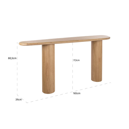 Richmond Interiors Konsole Oakley natural oak Konsole Richmond Interiors