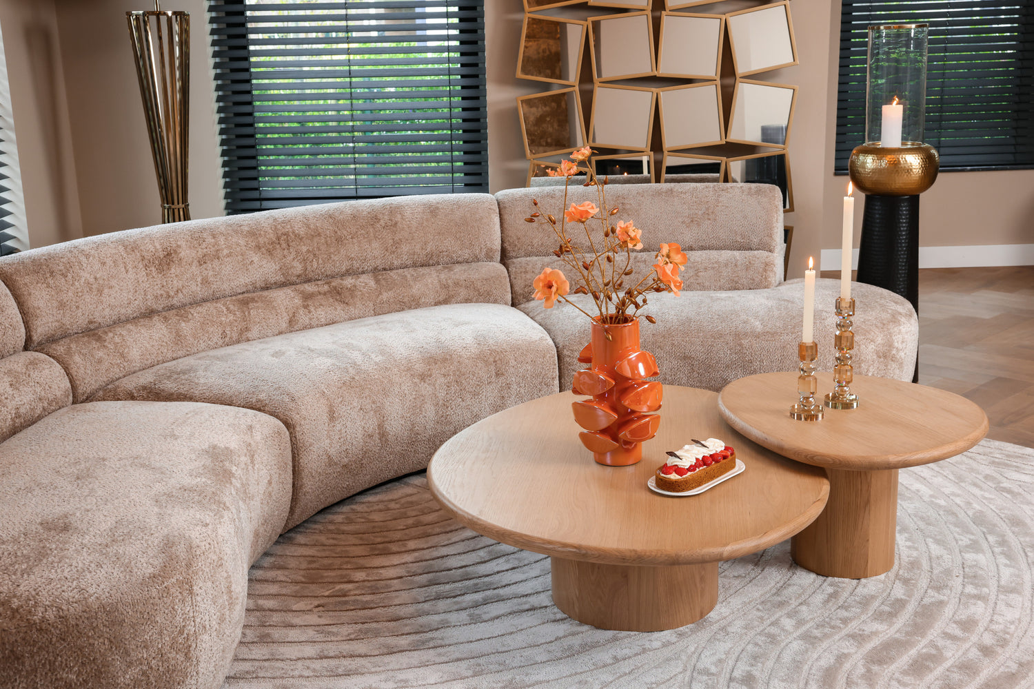 Richmond Interiors Couchtisch Oakley natural oak (Set of 2) Couchtisch Richmond Interiors