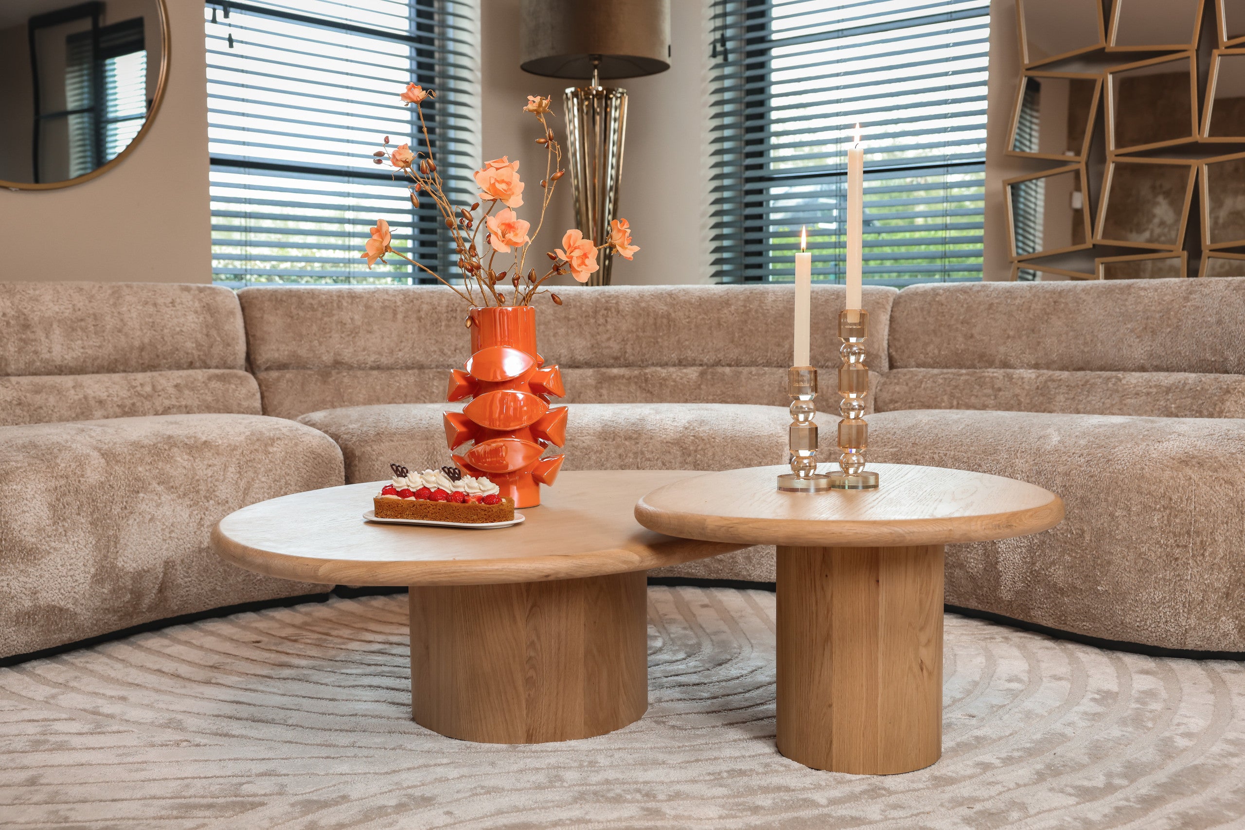 Richmond Interiors Kerzenhalter Meral brown large Kerzenhalter Richmond Interiors