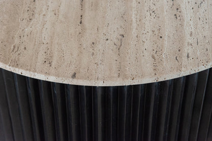 Richmond Interiors Couchtisch Hampton dark brown 90Ø Couchtisch Richmond Interiors