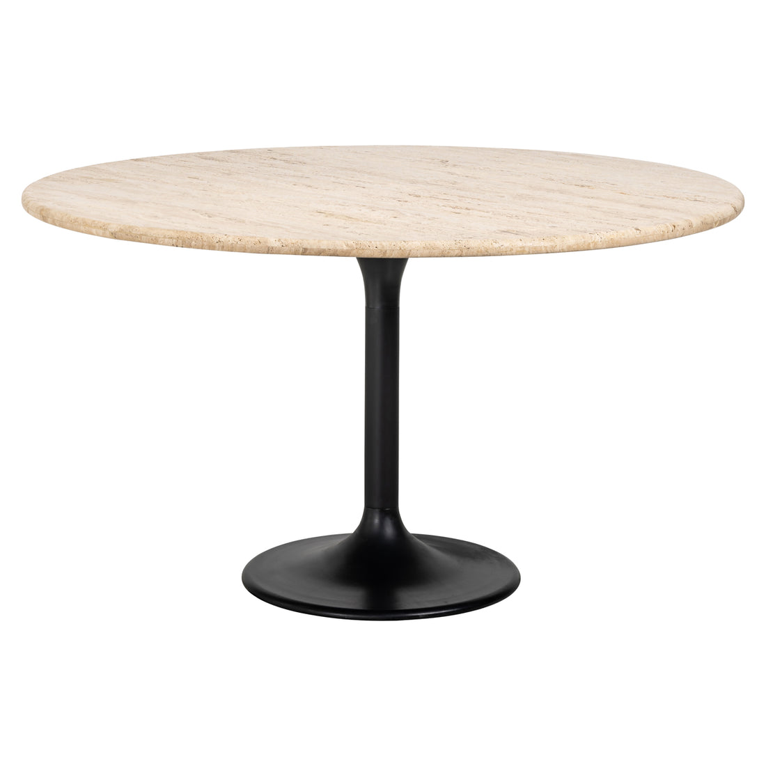 Richmond Interiors Esstisch Hampton black 140Ø Esstisch Richmond Interiors