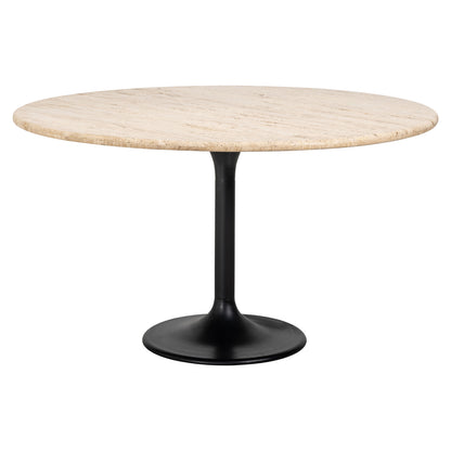 Richmond Interiors Esstisch Hampton black 140Ø Esstisch Richmond Interiors