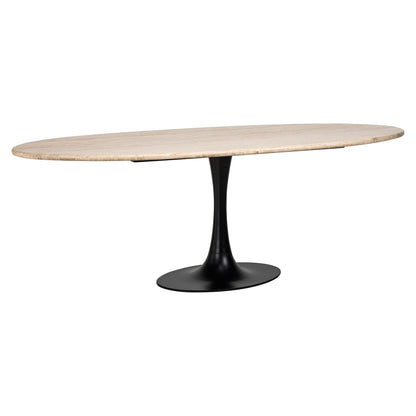 Richmond Interiors Esstisch Hampton black oval 230 Esstisch Richmond Interiors