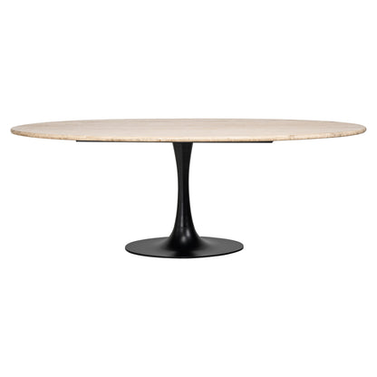 Richmond Interiors Esstisch Hampton black oval 230 Esstisch Richmond Interiors