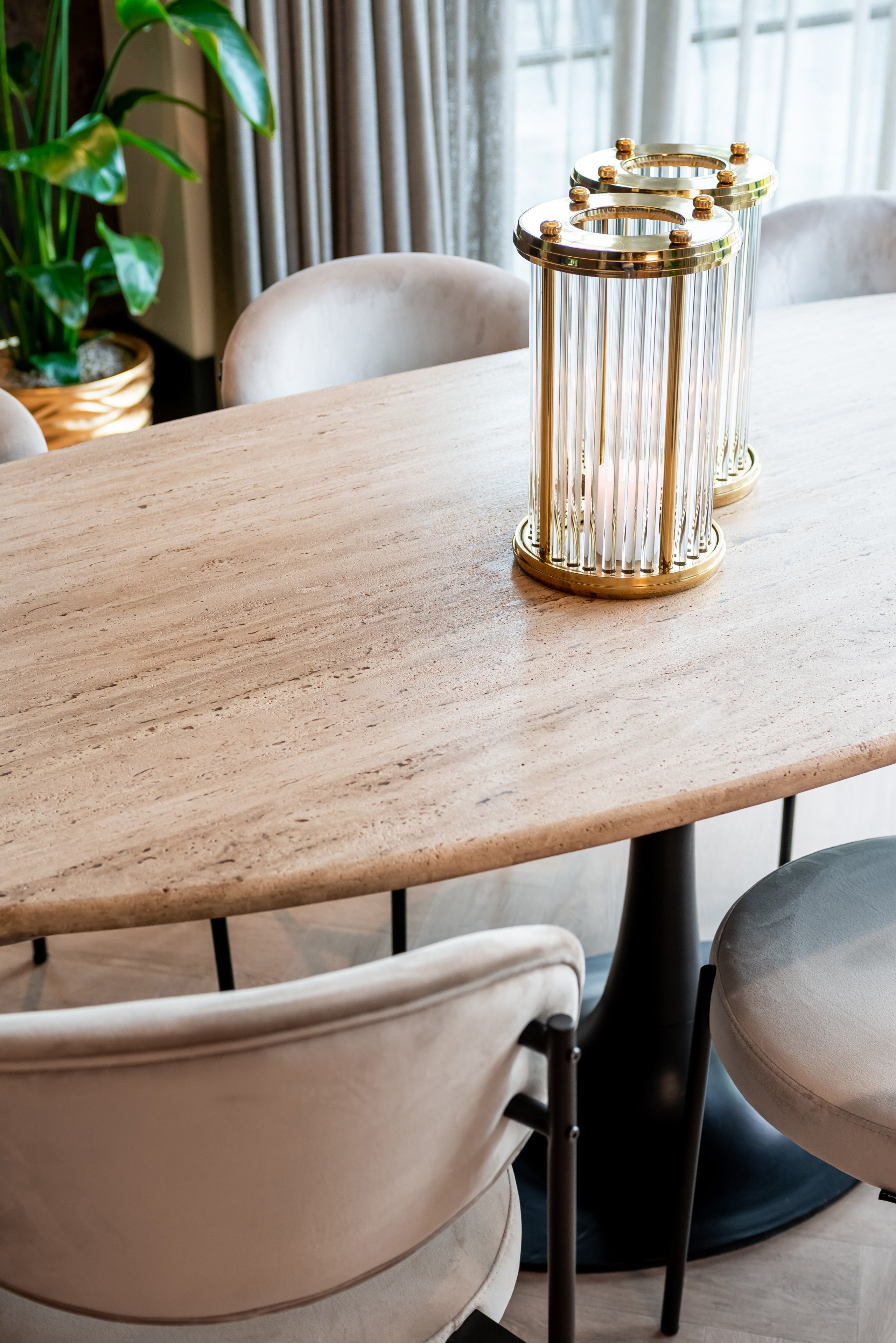 Richmond Interiors Esstisch Hampton black oval 230 Esstisch Richmond Interiors