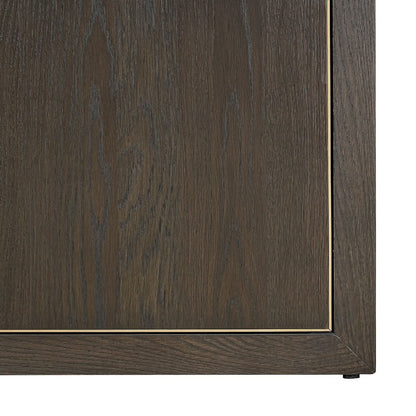 Richmond Interiors Bücherschrank Rivertree 3-Regale 2-türig (Brown) Offenes Regal Richmond Interiors