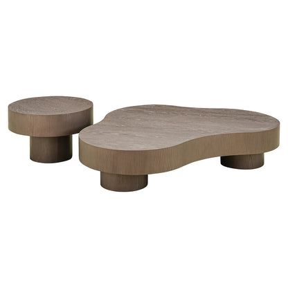 Richmond Interiors Couchtisch Bogor 2er-Set bronze (Bronze) Couchtisch-Set Richmond Interiors