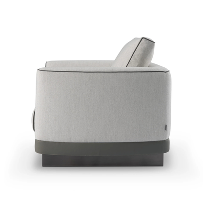 The Grand GREGORIO Sessel – Greige | Taupe Grau Polstersessel The Grand Collection