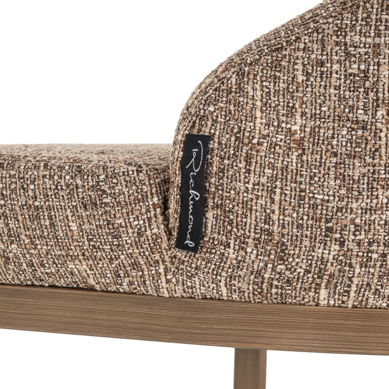 Richmond Interiors – 2er-Set Barhocker Bolton Brown Tweed 2er-Set Barstühle Richmond Interiors