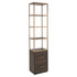 Richmond Interiors – Offenes Regal Carter brown small 2-Schubladen Offenes Regal Richmond Interiors