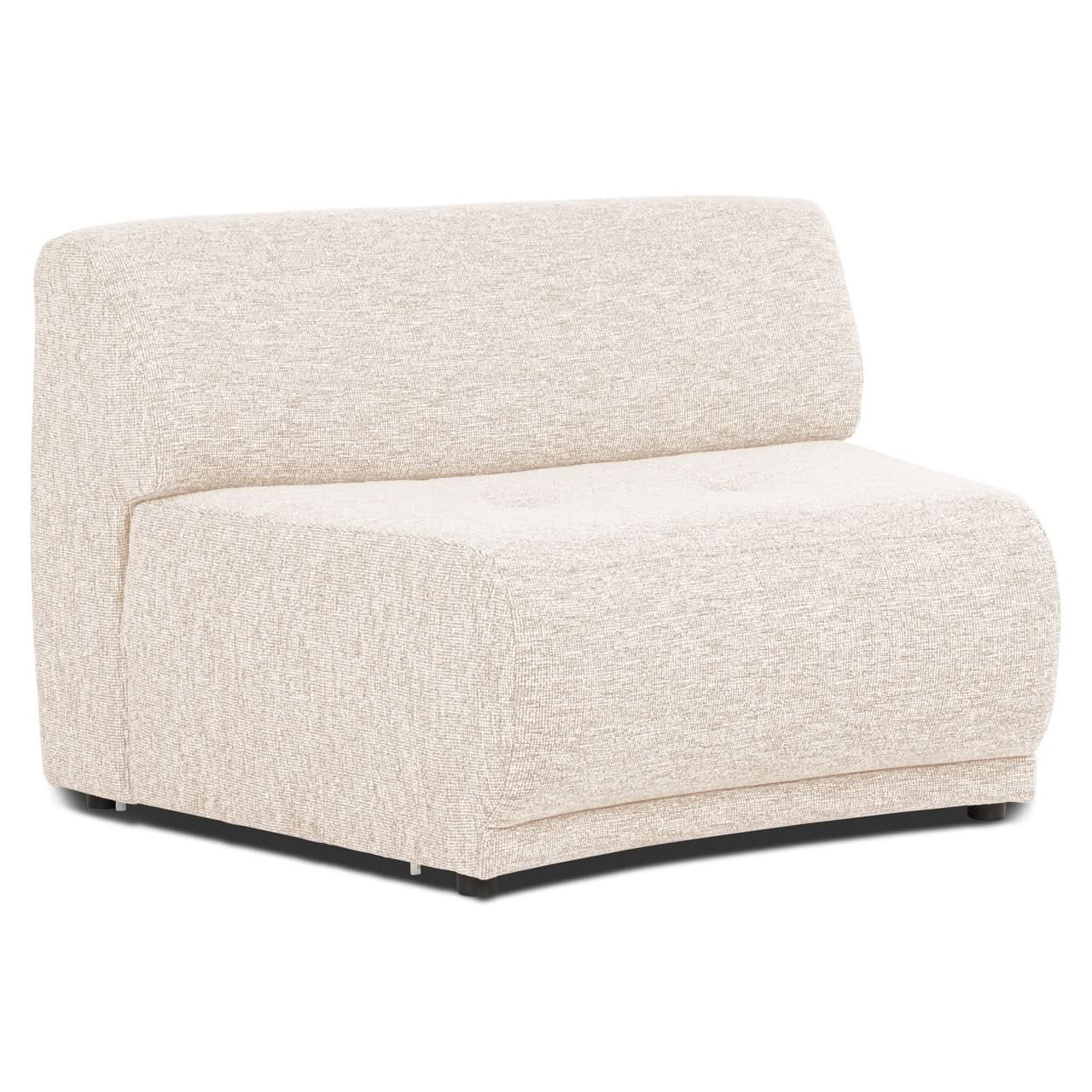 Richmond Interiors Sofa Albina – Rundes Modul ohne Armlehnen, individuell konfigurierbar Modul-Sofa Richmond Interiors