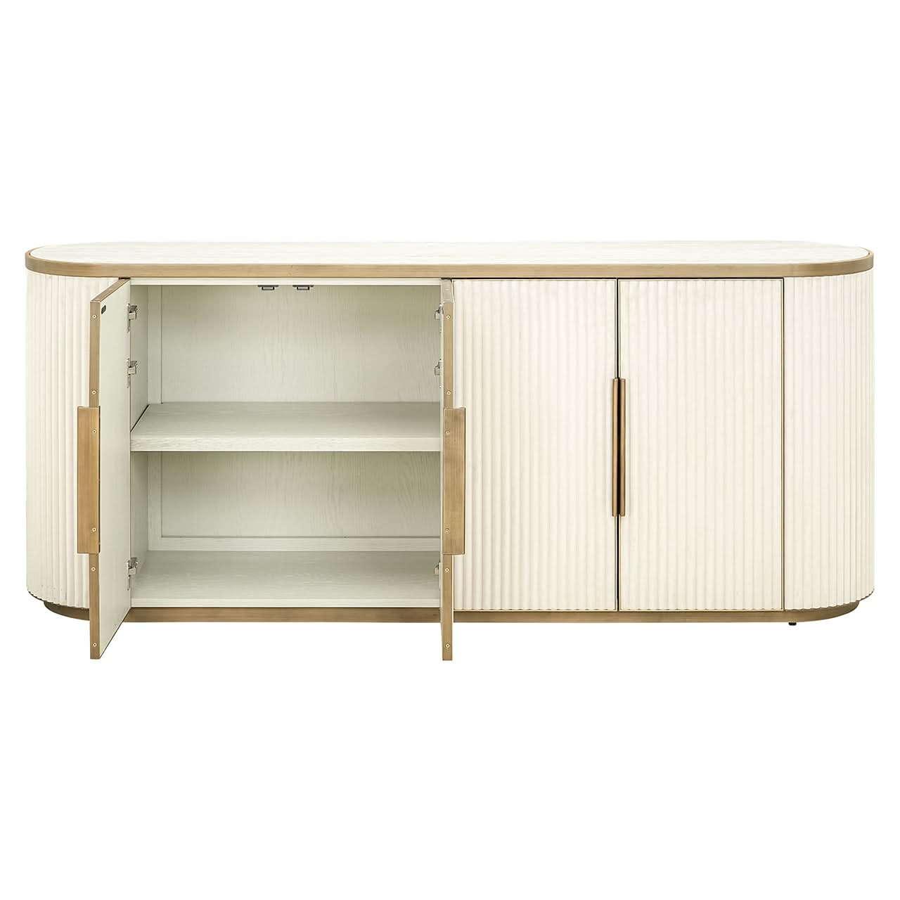 Richmond Interiors Sideboard Tivoli 4-türig (White) Sideboard Richmond Interiors