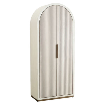 Richmond Interiors Schrank Tivoli mit gebogener Oberseite 2-türig (White) Regal Richmond Interiors