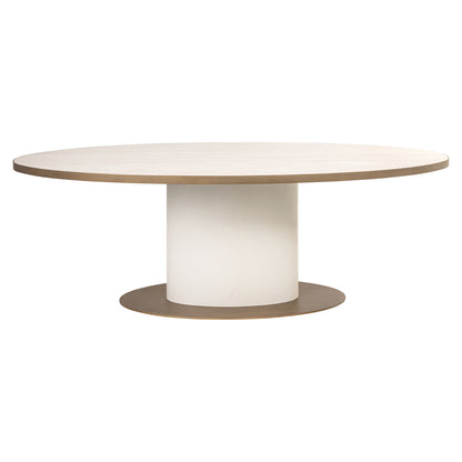 Richmond Interiors Esstisch Tivoli white oval 230 Richmond Interiors