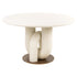 Richmond Interiors Esstisch Winslow white 135Ø Esstisch Richmond Interiors