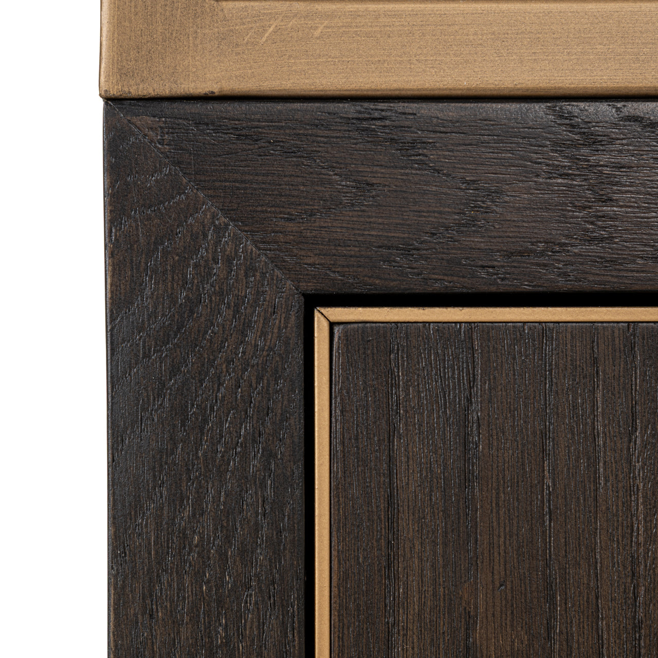 Richmond Interiors Vitrine Carter brown large 4-doors Vitrine Richmond Interiors