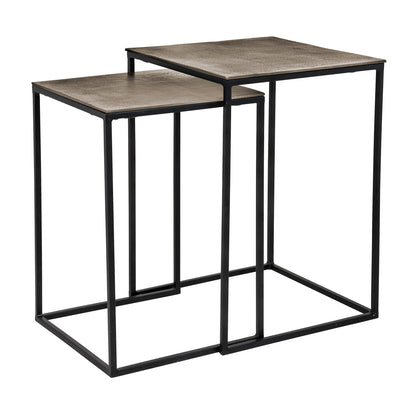 Richmond Interiors Finn Coffee Table Set of 2 (Champagne Gold)
