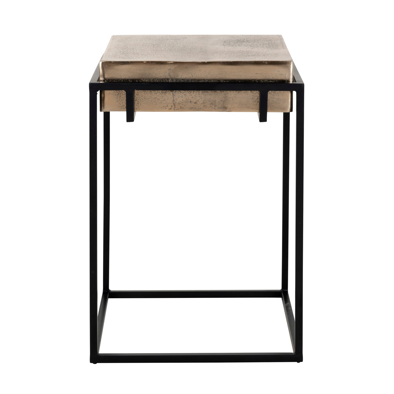 Richmond Interiors Beistelltisch Calloway champagne gold Beistelltisch Richmond Interiors