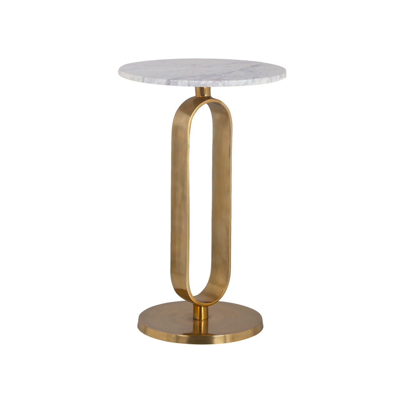 Richmond Interiors Beistelltisch Celine brushed gold Beistelltisch Richmond Interiors