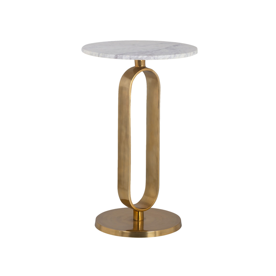 Richmond Interiors Beistelltisch Celine brushed gold Beistelltisch Richmond Interiors