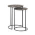 Richmond Interiors Beistelltisch Tulum brushed gold (Set of 2) Beistelltisch Richmond Interiors