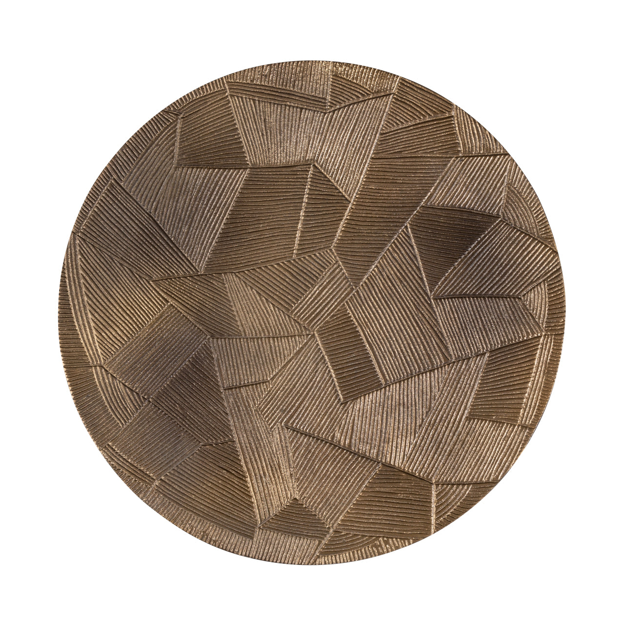 Richmond Interiors Beistelltisch Tulum brushed gold (Set of 2) Beistelltisch Richmond Interiors