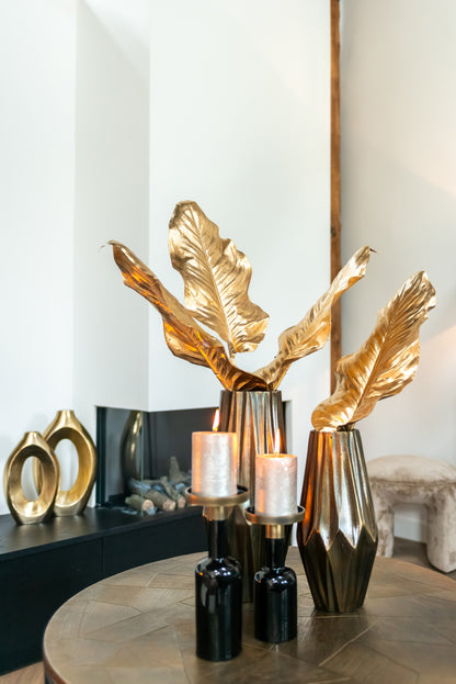 Richmond Interiors Vase Alma brushed gold small