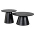 Richmond Interiors Couchtisch Jazz black (Set of 2) Couchtisch Richmond Interiors