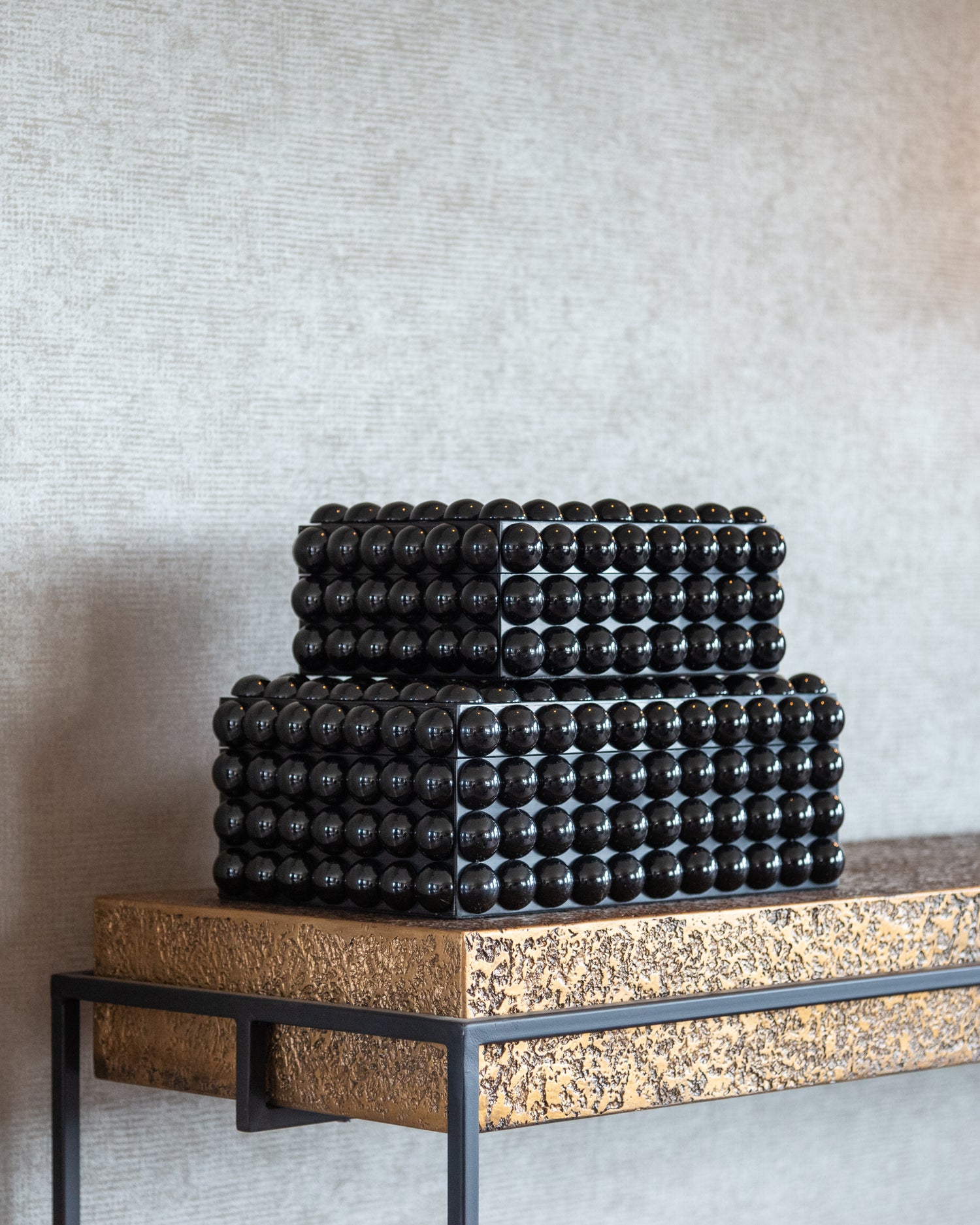 Richmond Interiors Aufbewahrungsbox Batool black large Aufbewahrungsbox Richmond Interiors