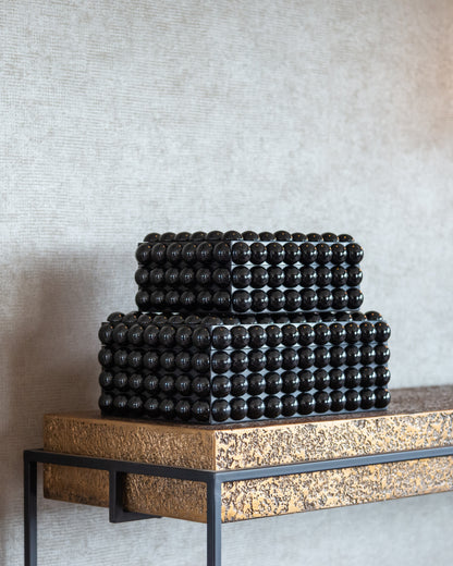 Richmond Interiors Aufbewahrungsbox Batool black large Aufbewahrungsbox Richmond Interiors