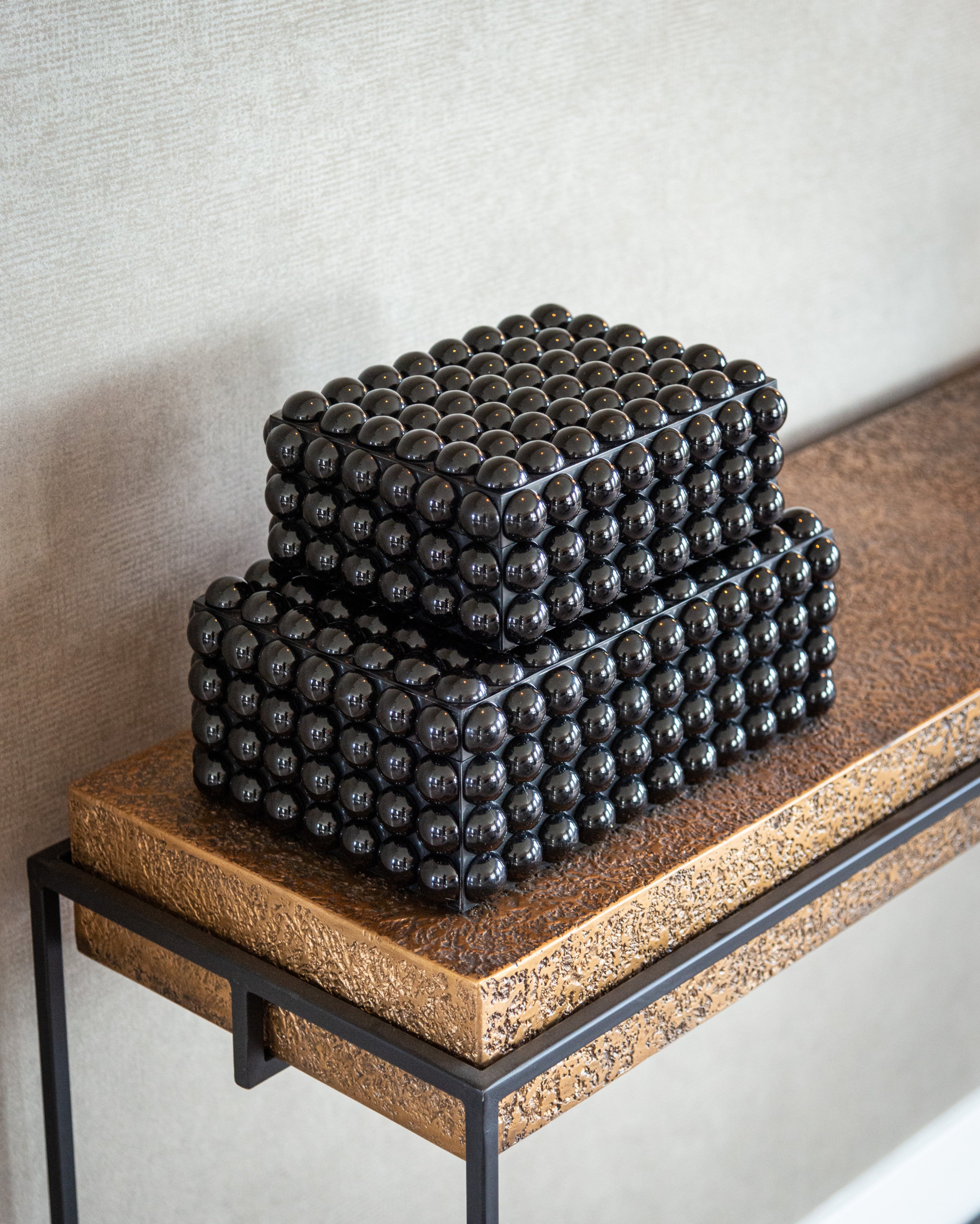 Richmond Interiors Aufbewahrungsbox Batool black large Aufbewahrungsbox Richmond Interiors