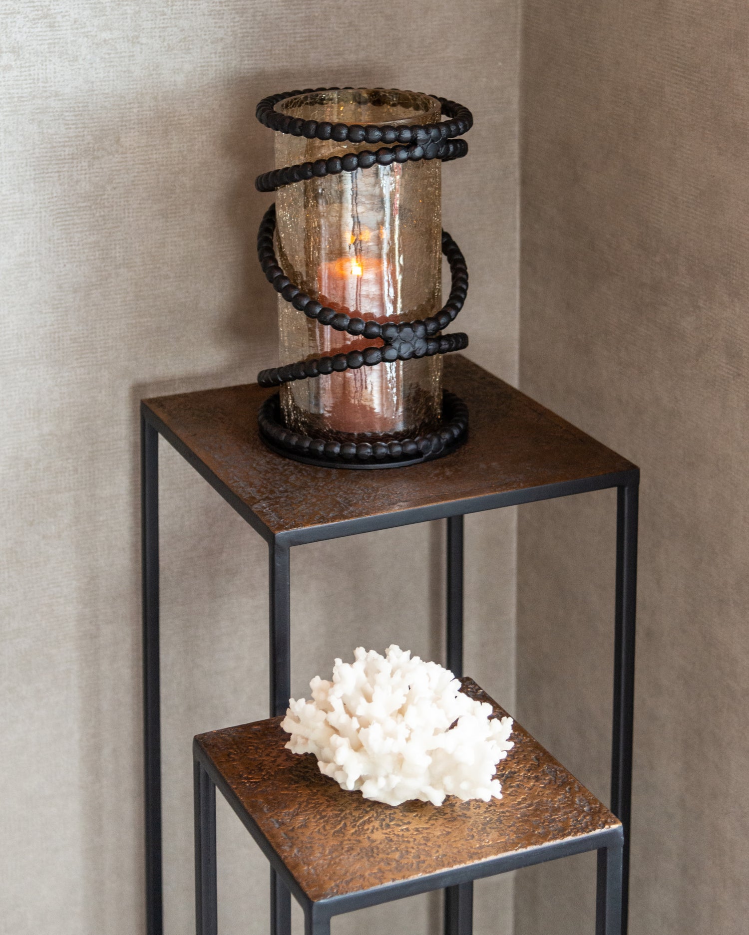Richmond Interiors Windlicht Edison black Windlicht Richmond Interiors