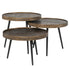 Richmond Interiors Couchtisch Luton black/gold (Set of 3) Couchtisch Richmond Interiors