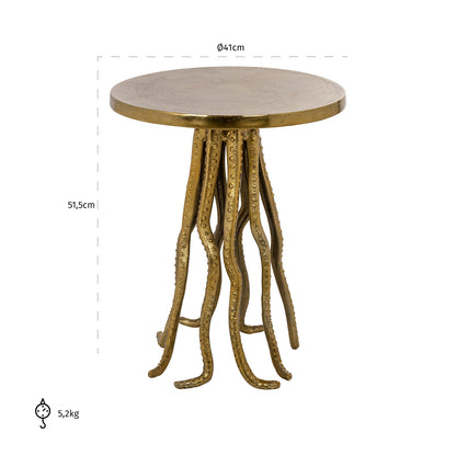 Richmond Interiors Beistelltisch Macey gold Beistelltisch Richmond Interiors