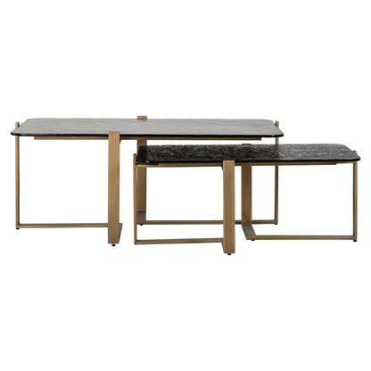 Richmond Interiors Couchtisch Sterling brown (Set of 2) Couchtisch Richmond Interiors